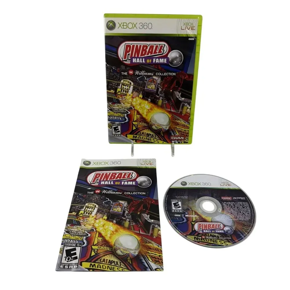 Pinball Hall of Fame: The Williams Collection Xbox 360, 2009 CIB Tested Working